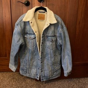 Women’s Levi Denim Sherpa Interior Jacket